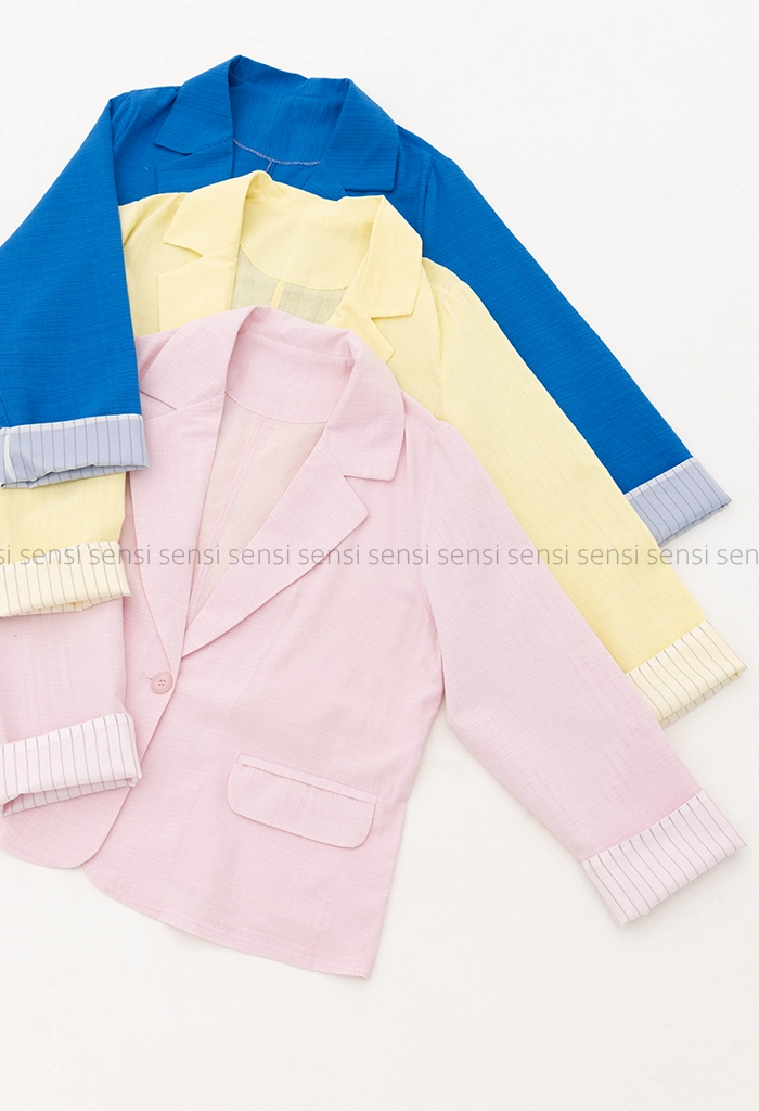 کت کادنزا لینن آستین آستردار کد1005240